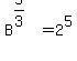 B%5E%285%2F3%29=2%5E5