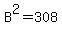 B%5E2=308