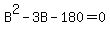 B%5E2-3B-180=0