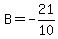 B+=+-21%2F10