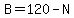 B+=+120+-+N