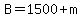 B+=+1500+%2B+m