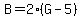 \"B+=+2%28G-5%29\"