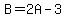 B+=+2A+-+3