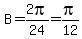 B+=+2pi%2F24+=+pi%2F12