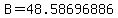 B+=+48.58696886