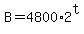 B+=+4800%2A2%5Et