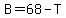 B+=+68-T