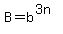 B+=+b%5E%283n%29
