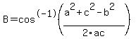 B+=+cos%5E-1%28%28a%5E2%2Bc%5E2-b%5E2%29%2F2ac%29