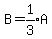 B+=+expr%281%2F3%29A