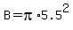 B+=+pi%2A5.5%5E2