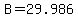B++=29.986