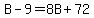 B-9=8B%2B72