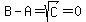B-A=sqrt%28C%29=0