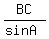 BC%2F%28sinA%29