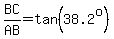 BC%2FAB+=+tan%2838.2%5Eo%29
