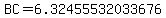 BC=6.32455532033676