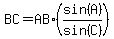 BC=AB%2A%28sin%28A%29%2Fsin%28C%29%29