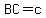 BC=c