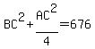 BC%5E2%2BAC%5E2%2F4=676