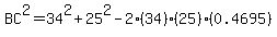 BC%5E2=34%5E2%2B25%5E2-2%2834%29%2825%29%280.4695%29