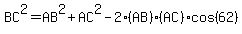 BC%5E2=AB%5E2%2BAC%5E2-2%28AB%29%28AC%29cos%2862%29