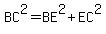 BC%5E2=BE%5E2%2BEC%5E2