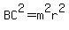 BC%5E2=m%5E2r%5E2