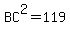 BC%5E2+=+119