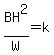 BH%5E2%2FW=k