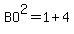 BO%5E2=1%2B4