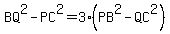 BQ%5E2+-PC%5E2+=3%28PB%5E2+-QC%5E2%29