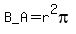B_A=r%5E2pi