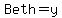 Beth=y