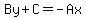 By%2BC+=+-Ax