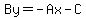 By+=+-Ax-C