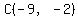 C%28-9%2C-2%29