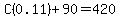 C%280.11%29%2B90=420