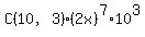 C%2810%2C3%29%2A%282x%29%5E7%2A10%5E3