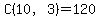 C%2810%2C3%29=120