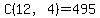 C%2812%2C4%29+=+495