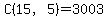 C%2815%2C5%29=3003