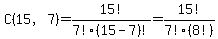 C%2815%2C7%29+=+15%21%2F7%21%2815-7%29%21+=+15%21%2F7%21%288%21%29