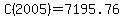 C%282005%29=7195.76