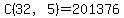C%2832%2C5%29+=+201376
