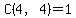 C%284%2C4%29=1