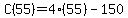 C%2855%29=4%2855%29-150