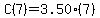 C%287%29+=+3.50%287%29