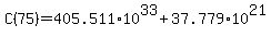 C%2875%29+=+405.511%2A10%5E33+%2B+37.779%2A10%5E21